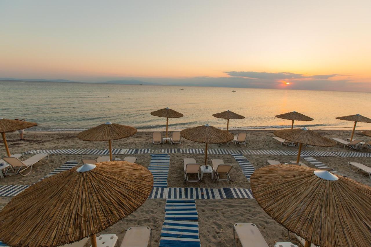 Halkidiki Greek Pride Seafront Hotel สกาลา ฟูร์กาส ภายนอก รูปภาพ