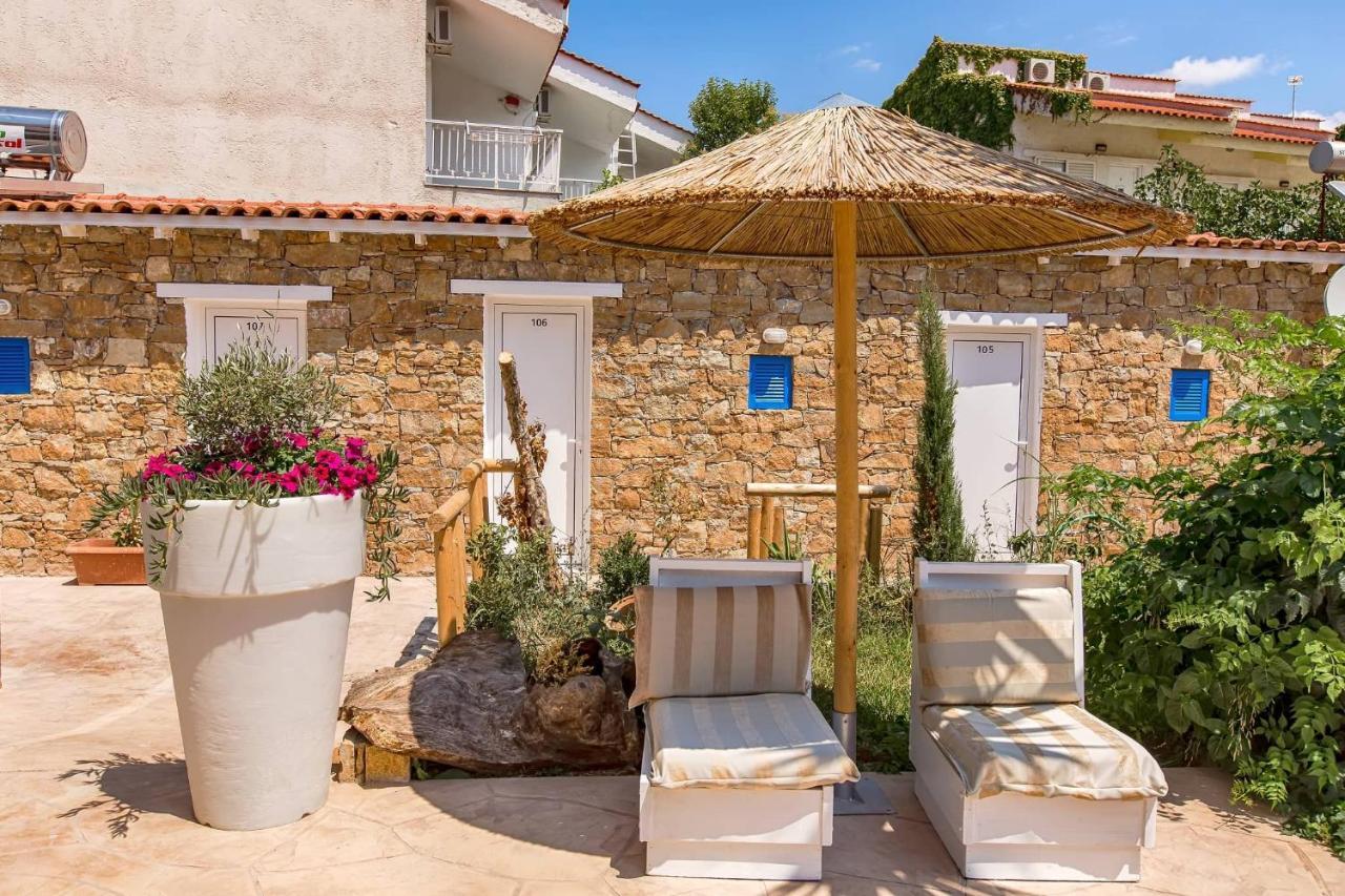 Halkidiki Greek Pride Seafront Hotel สกาลา ฟูร์กาส ภายนอก รูปภาพ