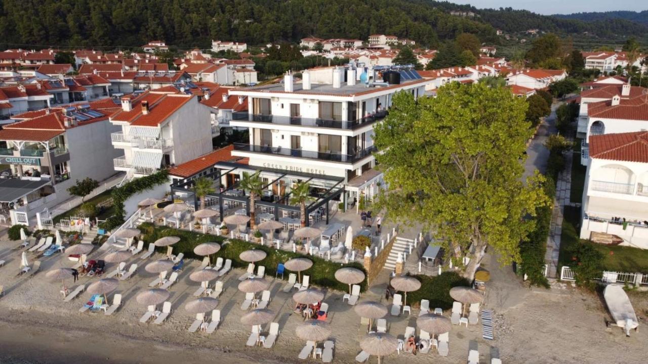 Halkidiki Greek Pride Seafront Hotel สกาลา ฟูร์กาส ภายนอก รูปภาพ