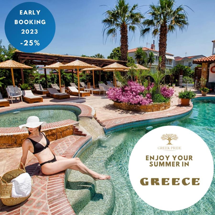 Halkidiki Greek Pride Seafront Hotel สกาลา ฟูร์กาส ภายนอก รูปภาพ